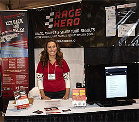 Race Hero booth at Canadian Motorsports Expo in Toronto